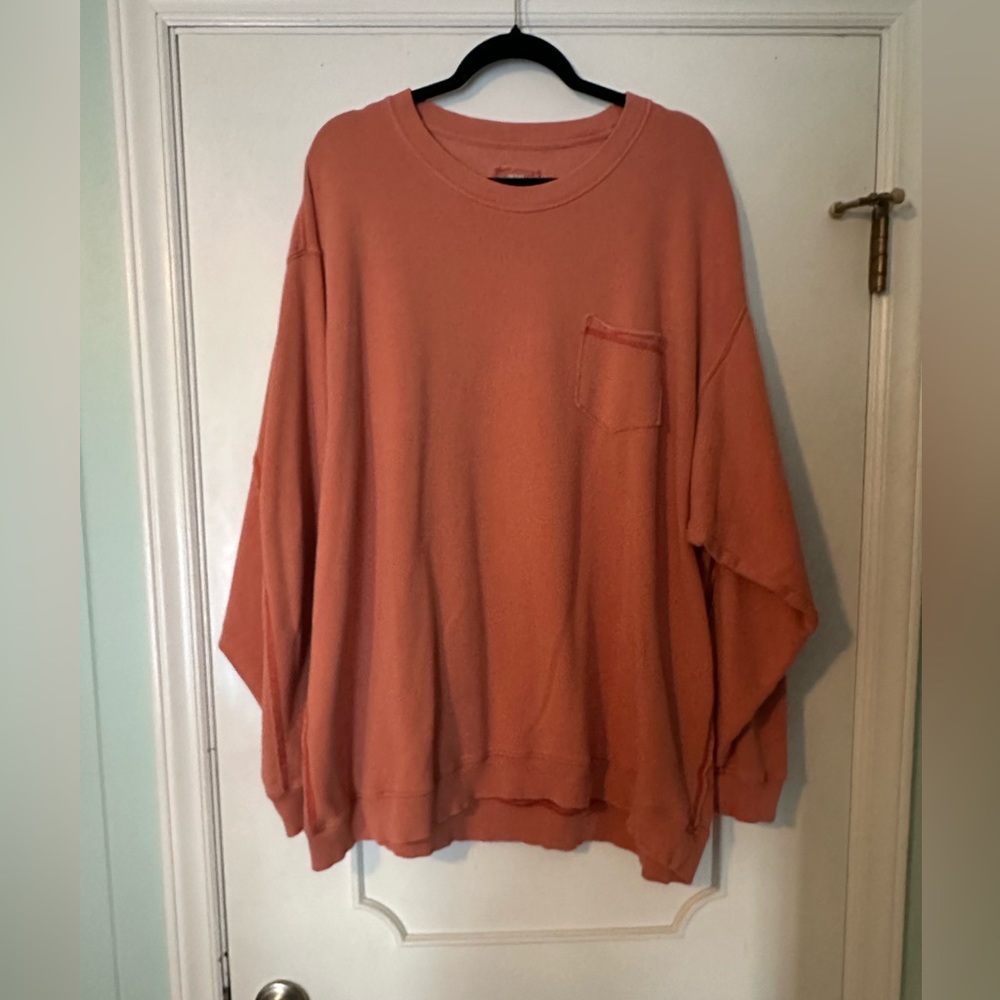 Front Pocket Burnt Orange Aerie Sweatshirt